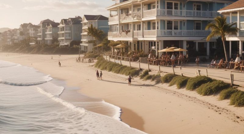 Серф-школа с отелем и кофешопом на побережье открылась для обучения серфингу Серф-школа с отелем и кофешопом на побережье открылась для обучения серфингу